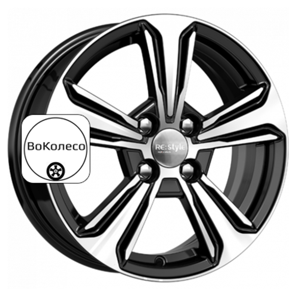 6x15/4x100 ET46 D54,1 КС777 Алмаз черный K&K