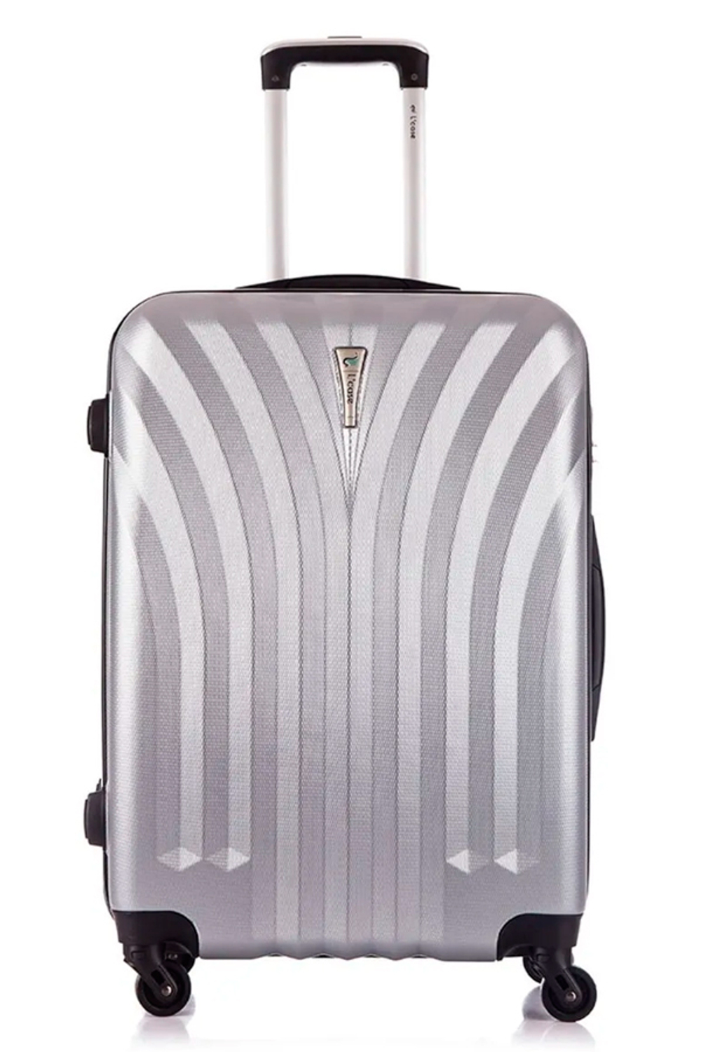Средний чемодан L'Case Phuket, серебристый