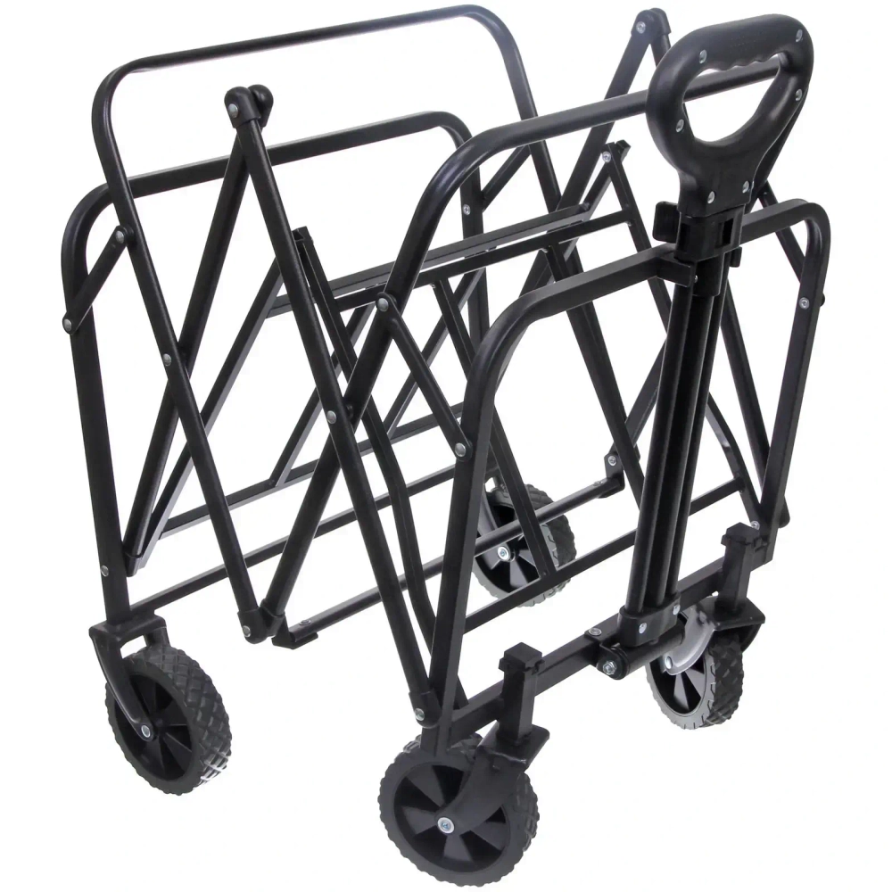 Тележка садовая складная 4 колеса 75*48*49/89см. бежевая