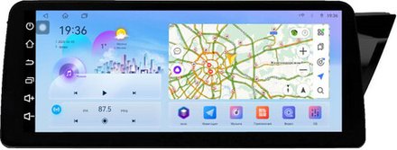 Магнитола для Toyota Corolla E180 2012-2016 - FarCar монитор 12.3" 2K QLED на Android 14, TS10, CarPlay, 4G SIM-слот