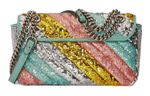 GUCCI Quilted Sequined Leather Crossbody Bag, Shoulder Bag Women"s