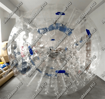 Зорб ТПУ "Капля", усиленные сиденья, диаметр 2.5 м