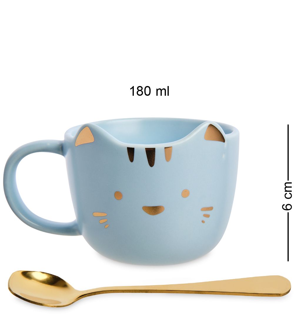 MUG-401/2 Чайная пара «Милый котик»