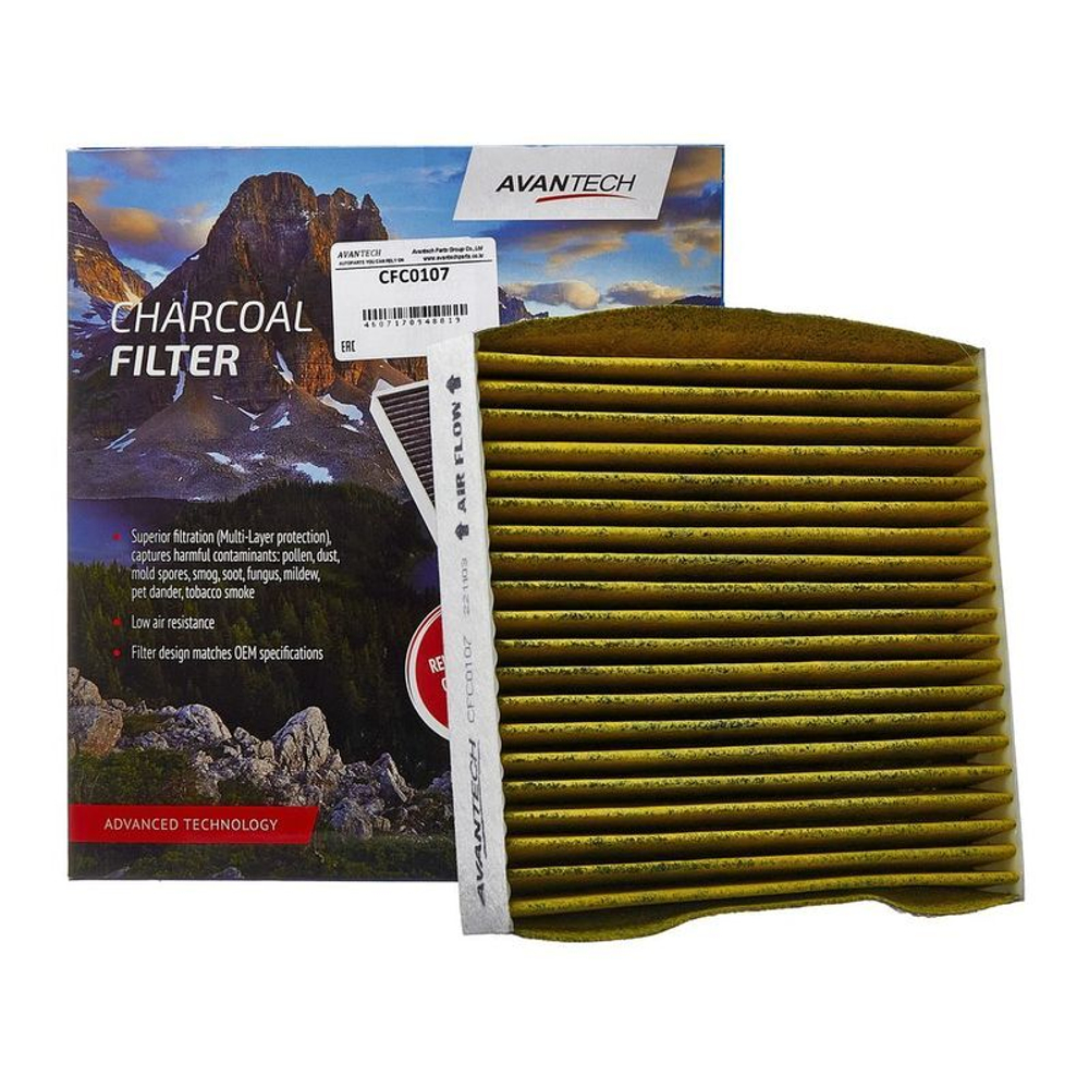 Фильтр салонный Avantech (угольный) CFC0107