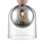 8066/1A MODERNI LN26 381 хром/серый/прозрачный, металл/стекло Подвесной светильник G9 1*20W 220V GALLO