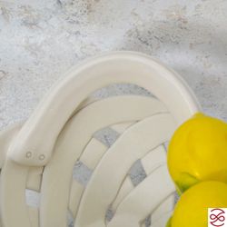 Корзина с ручками овальная Orgia Лимоны 28*20 см