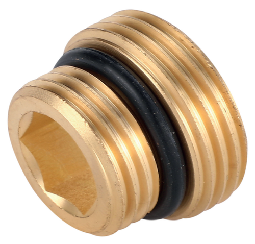 Адаптер для узла нижнего подключения радиатора AOSKER (ф15х20) 1/2"х3/4"
