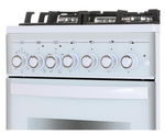 Плита газовая GEFEST ПГЭ 5502-02 0042 (бел.с раств рис)