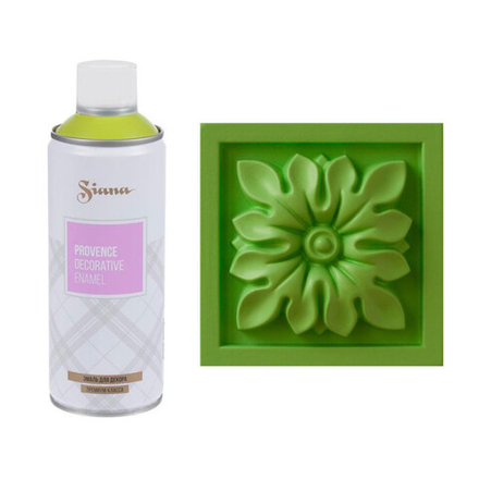Спрей краска "Siana Provence" матовая 0,52л (Зеленое яблоко)