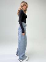 Джинсы LTBI W316 прямые широкие со стрейчем