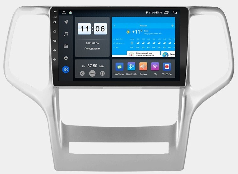 Магнитола для Jeep Grand Cherokee 2010-2013 - Vomi AK408R9-MTK-LTE Android 10, 8-ядер, 4-64Гб, SIM-слот