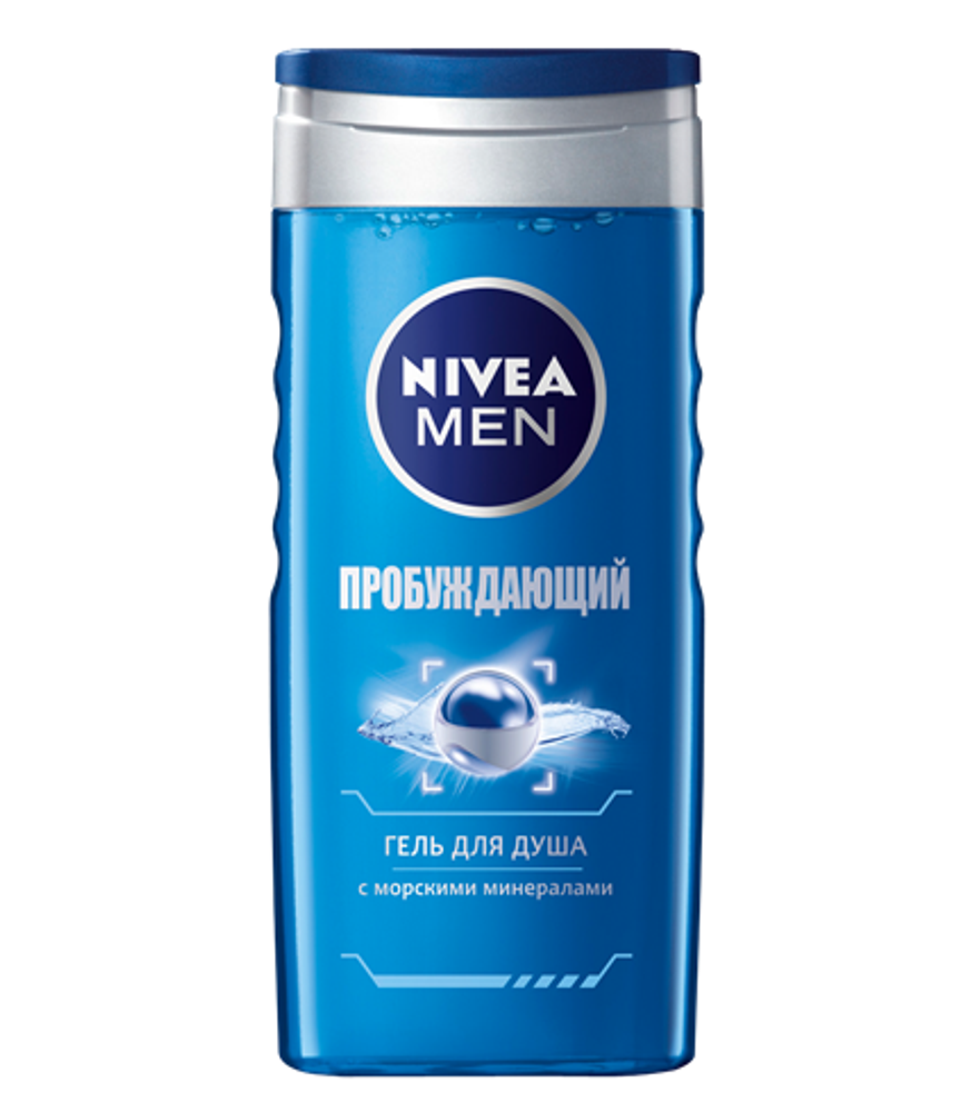 Nivea Men Гель для душа Пробуждающий, 250 мл