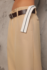 Брюки костюмные с отлетным поясом