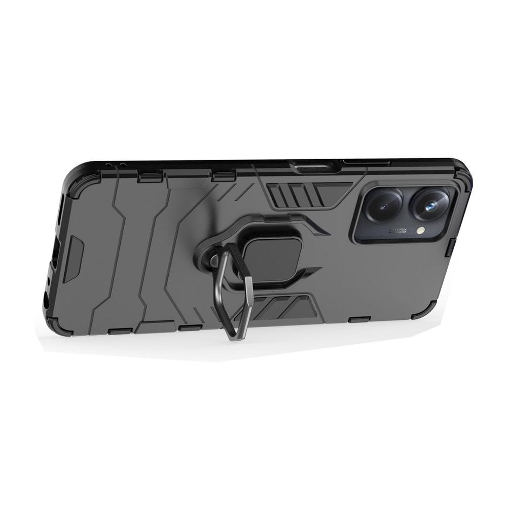 Противоударный чехол с кольцом Panther Case для Realme 10 Pro 5G