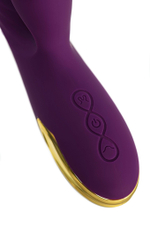 Фиолетовый вибратор-кролик Octar - 24,5 см. (Цвет: фиолетовый)