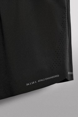 ZARA ЛЕГКИЕ ШОРТЫ ДЛЯ БЕГА 3", ЧЕРНЫЙ