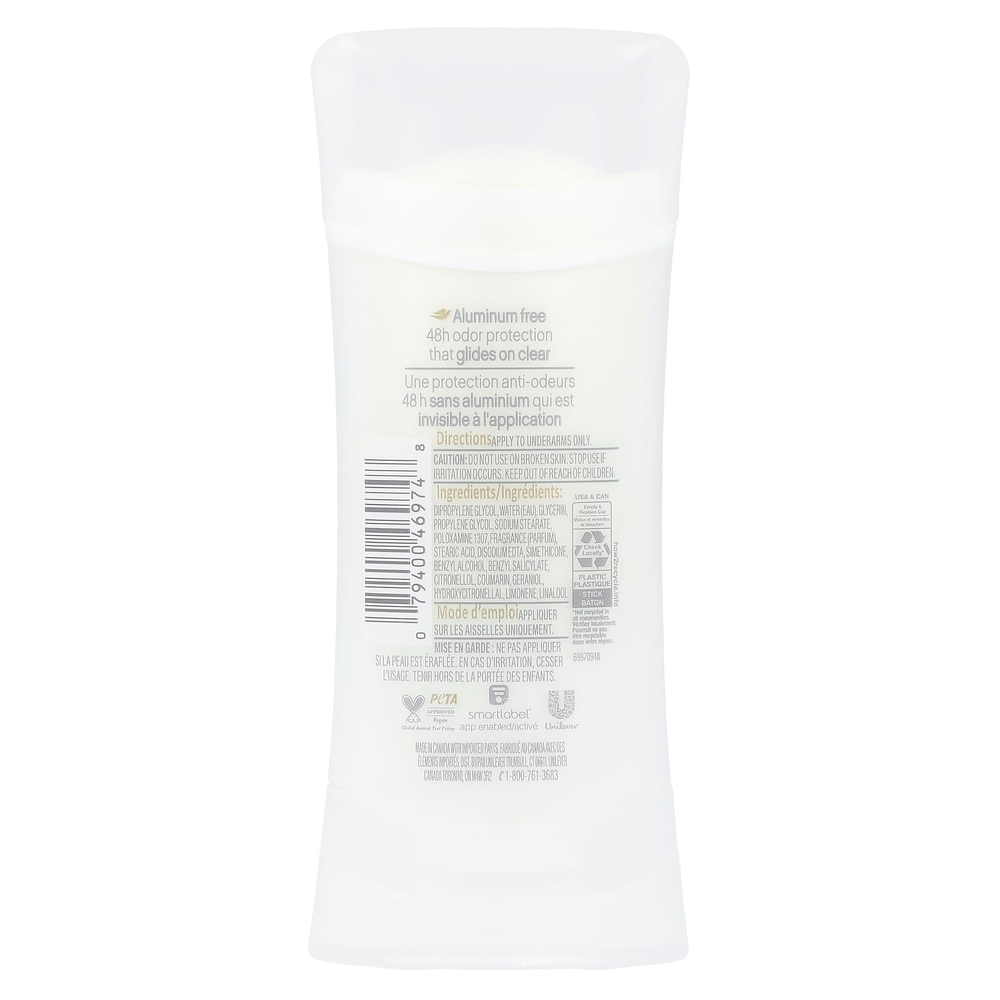 Dove, Дезодорант без алюминия, с ароматом лаванды и ванили, 74 г (2,6 унции)