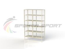 Стеллаж для хранения инвентаря закрытый 1250х500х2000 (разборный)