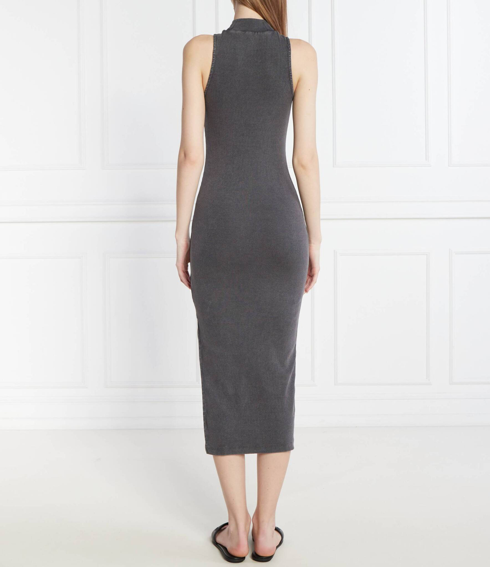Платье WASHED RIB LABEL CALVIN KLEIN JEANS - графитовый(J20J223052)