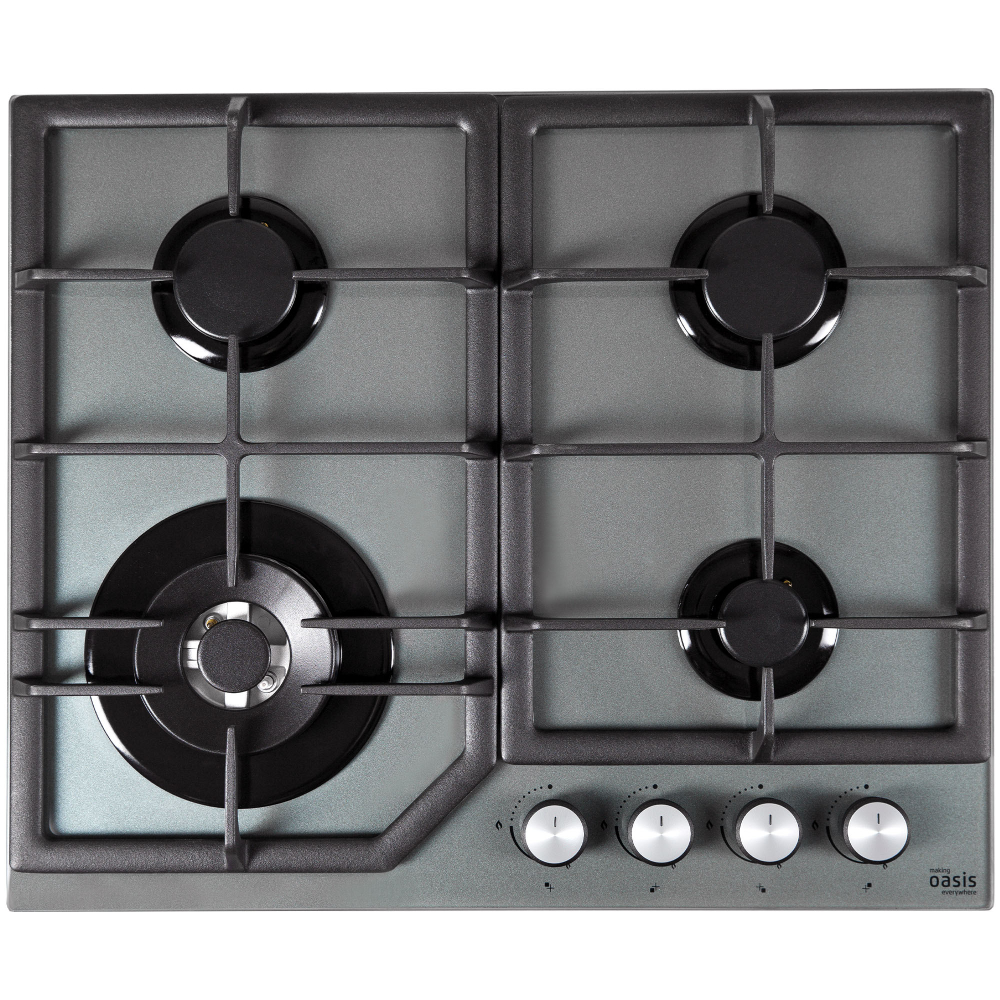 Газовая панель Oasis P-GGT черный,стекло