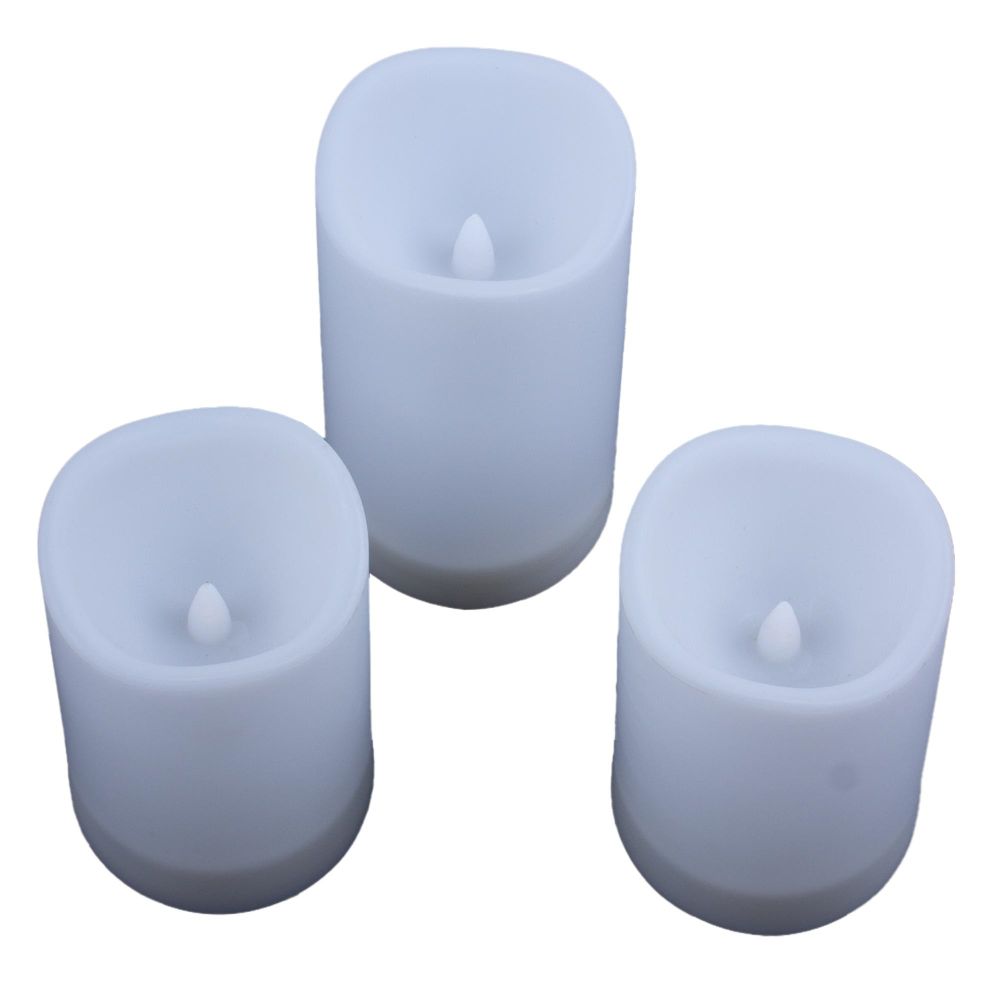 USL-S-816-PT150 CANDLE SET3 Садовый светильник на солнечной батарее Свеча. в наборе из 3 штук. 1 светодиод. Теплый белый свет. 1xАА Ni-Mh аккумулятор в-к. IP44. TM Uniel