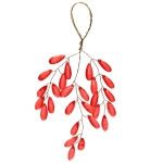 Ветка декоративная «Волшебство ночи» 20 см, Красный