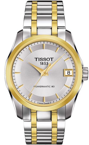 Женские часы Tissot T035.207.22.031.00 Couturier Powermatic 80 Lady