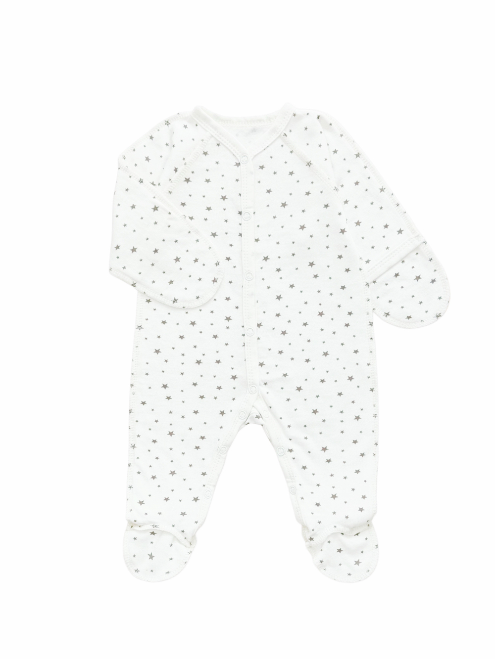 Утепленный комбинезон Sleep Звездочки gray (56,62)