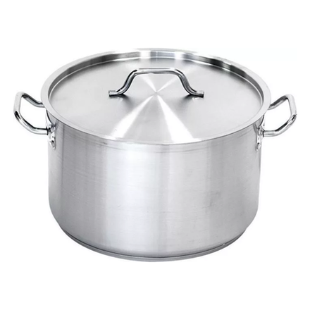 Кастрюля 9,5 л из нержавеющей стали, тройное дно, индукция 300х160 мм рп857