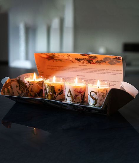 Xmas Capsule, подарочный набор ароматических свечей Capsule collection, Pernici