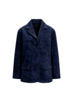 Жакет из натуральной замши