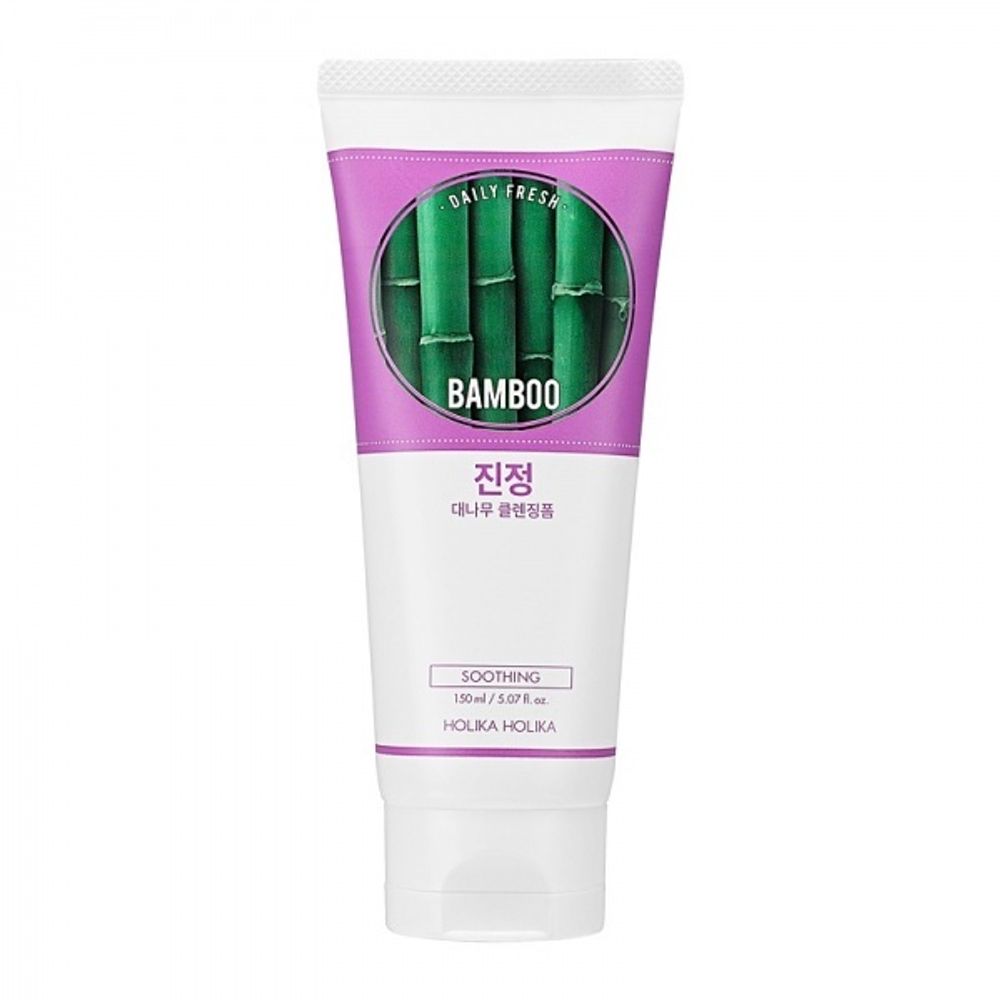 Пенка для умывания бамбук HOLIKA HOLIKA Daily Fresh Bamboo Cleansing Foam 150 мл