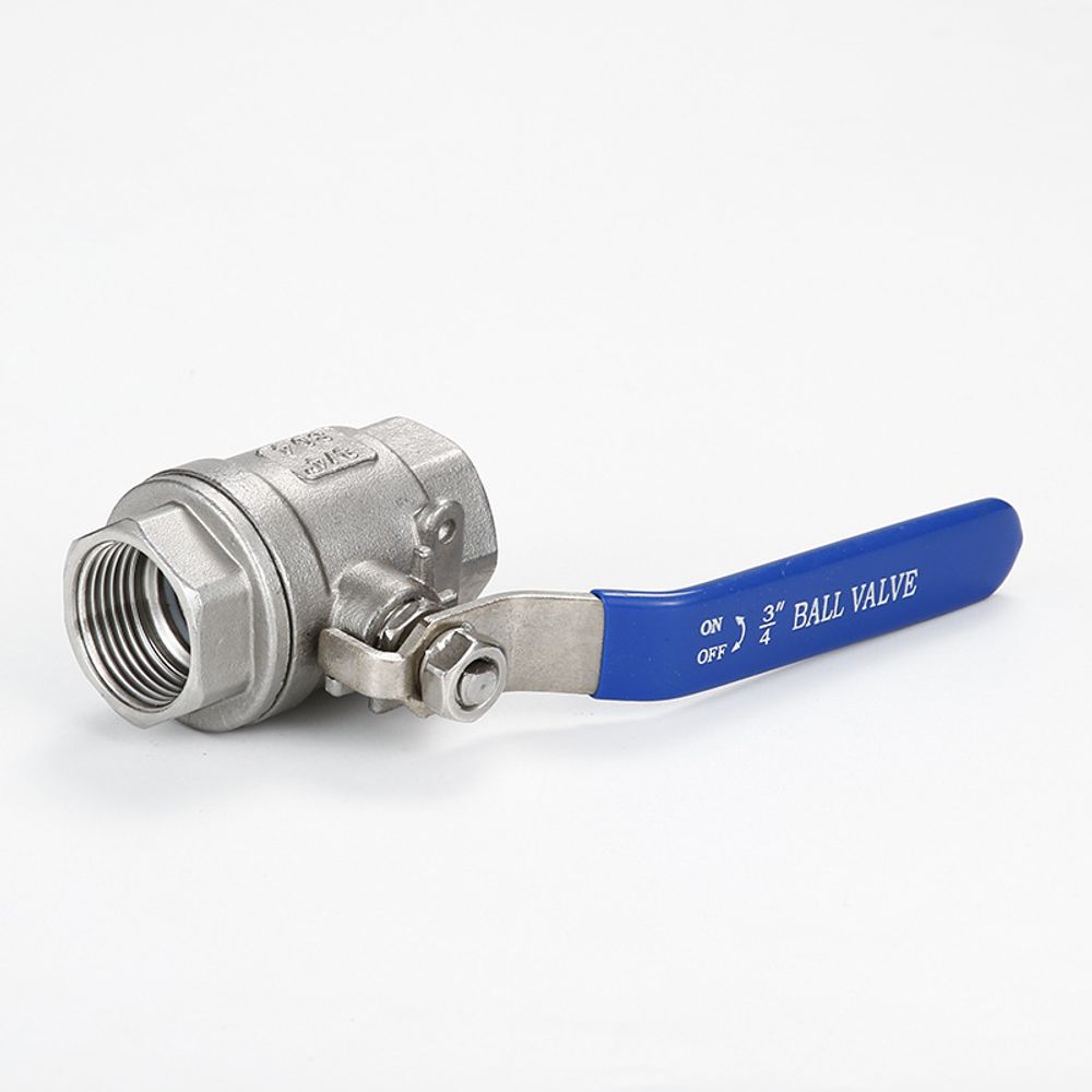 Кран шаровый, нержавеющая сталь, резьба 1/2" (DN15)