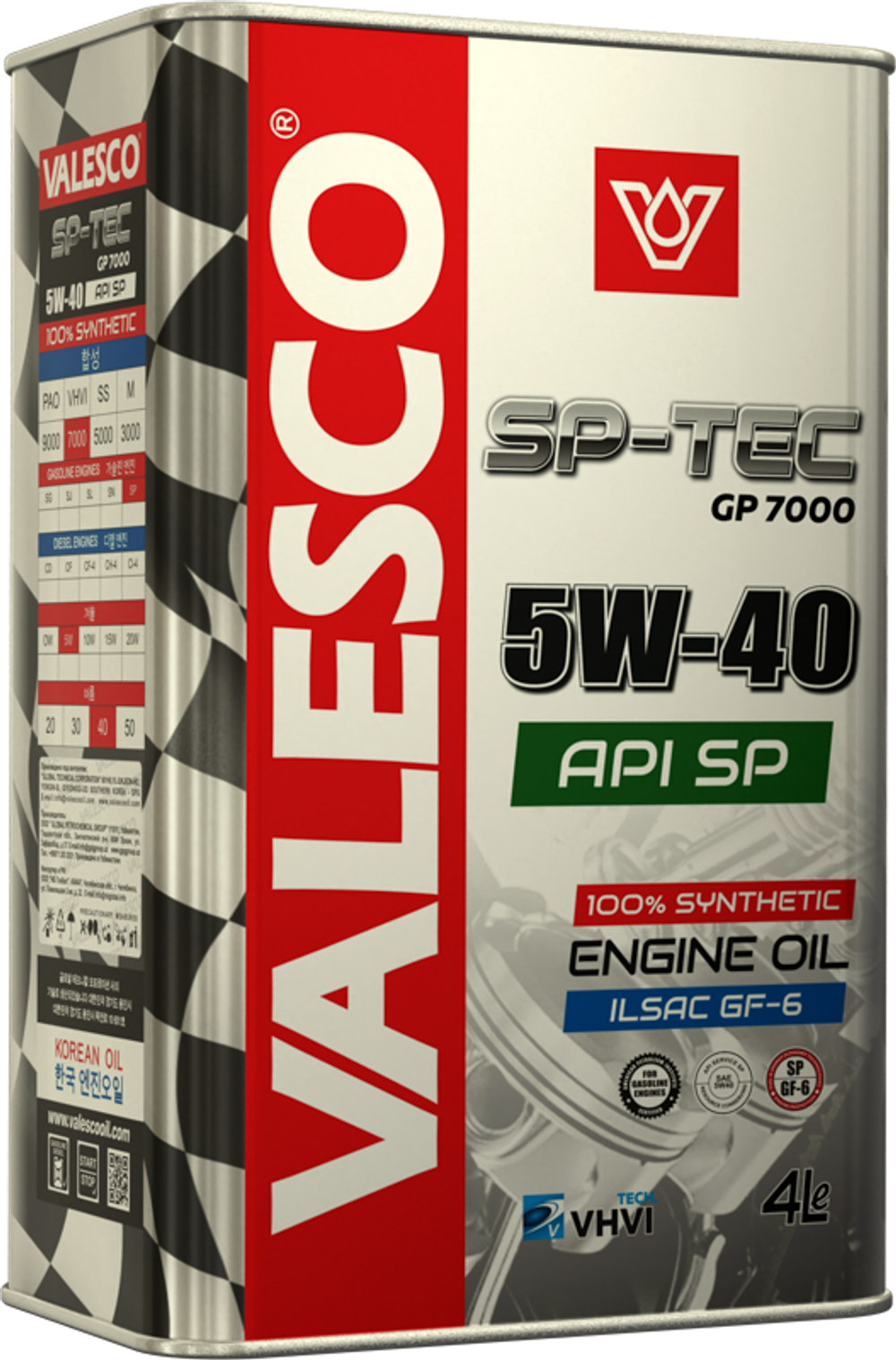 VALESCO SP-TEC GP 7000 SP 5W40 4л синт