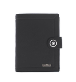 Солидное чёрное мужское портмоне для денег и автодокументов из натуральной качественной итальянской кожи Dublecity 036-DC2-07A