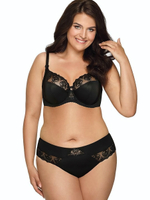 Бюстгальтер на косточках с нежными кружевными элементами (Размер: 75I) (Цвет: телесный)