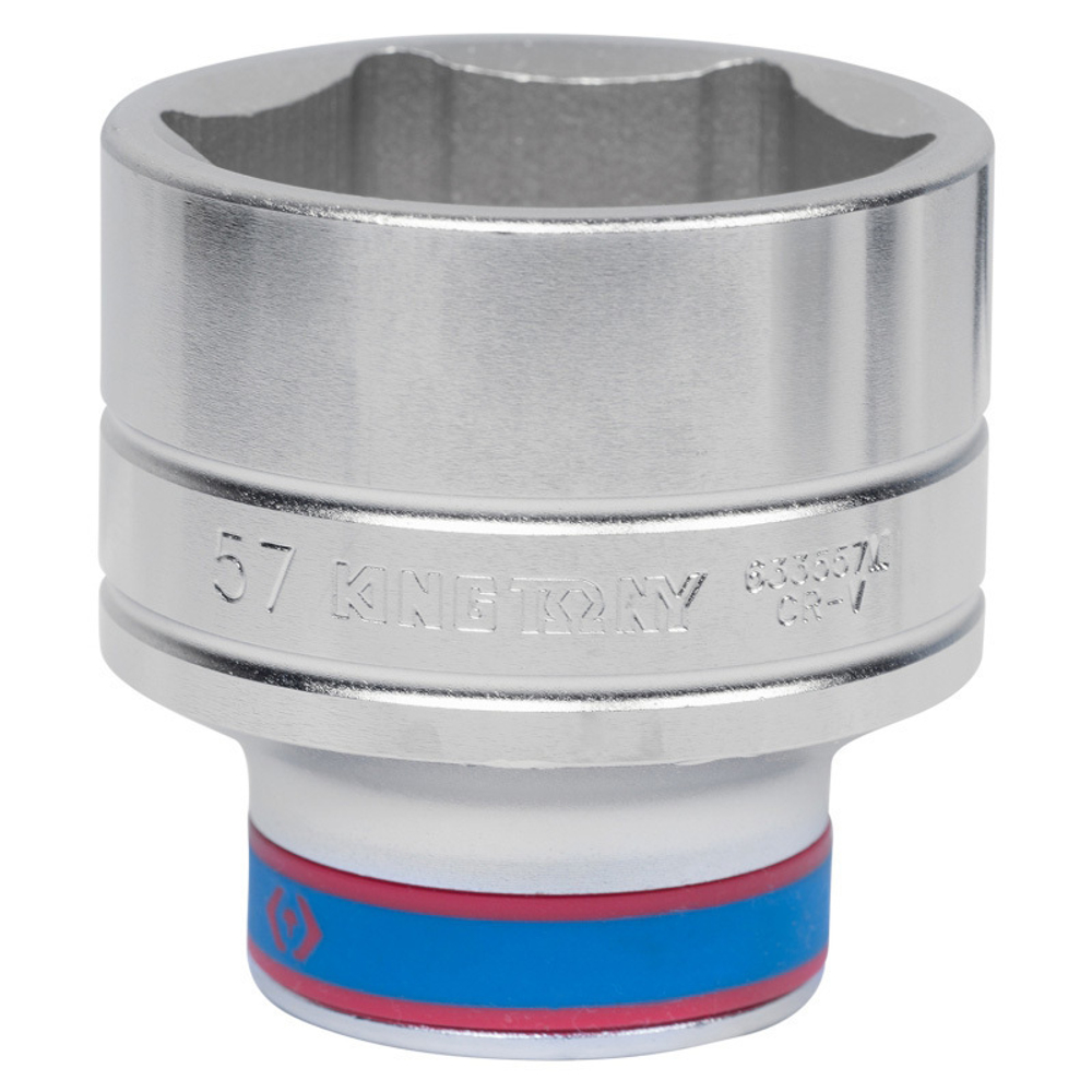 KING TONY (633557M) Головка торцевая стандартная шестигранная 3/4", 57 мм