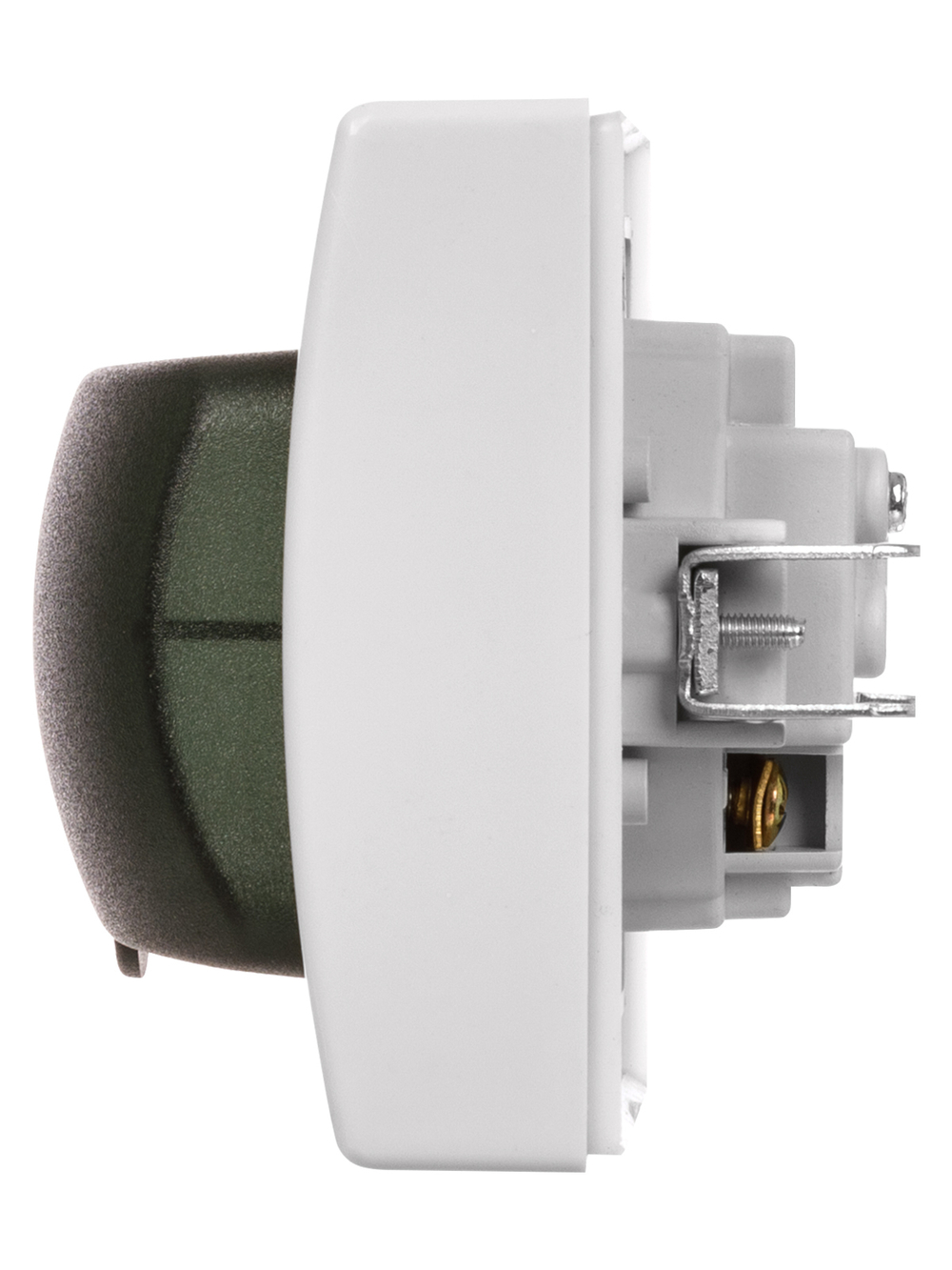Розетка 2П+З скрытой установки IP54 16А серая "Вуокса" TDM SQ1803-0108