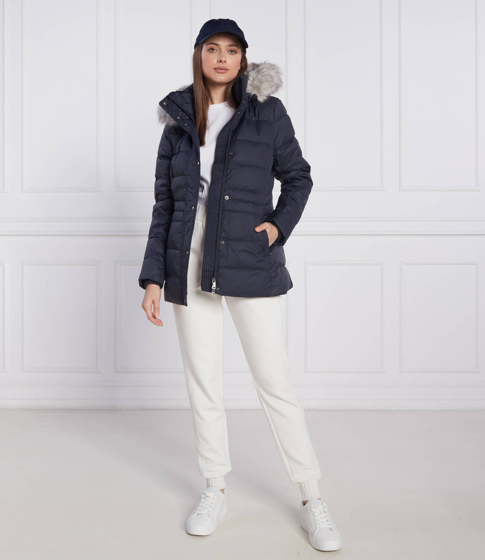 пуховая куртка tyra Tommy Hilfiger - темно-синий(WW0WW37486)