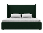 Кровать интерьерная Ларго 180, Зеленый, Велюр, 120725