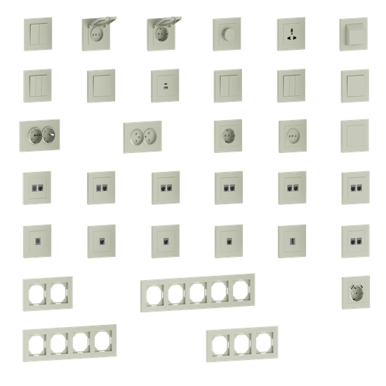 Рамка 5-я,  шампань,  серия A07