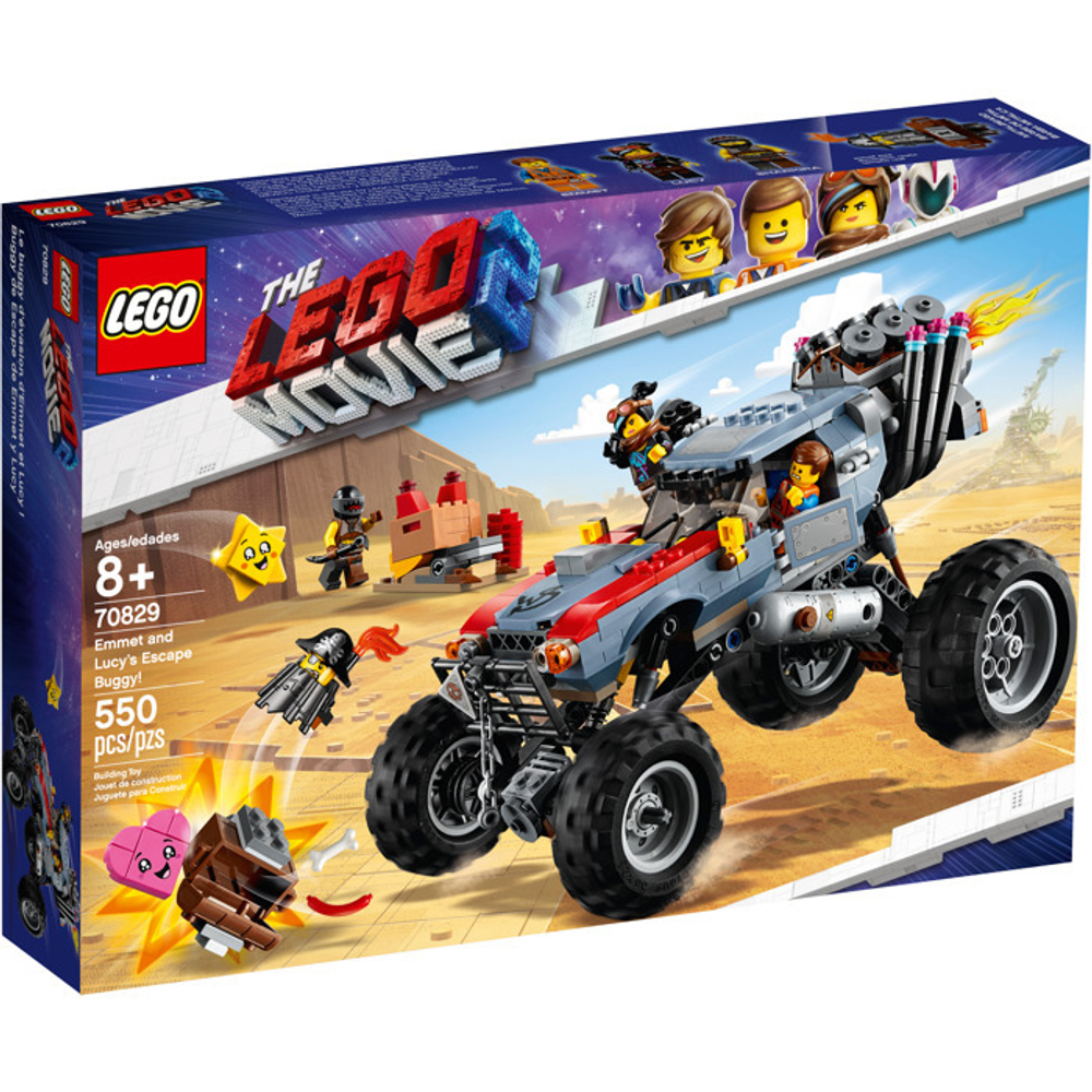 LEGO Movie: Побег Эммета и Дикарки на багги 70829 — Emmet and Lucy's Escape Buggy! — Лего Муви Фильм