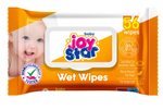 Joy star детские влажные салфетки 56 шт