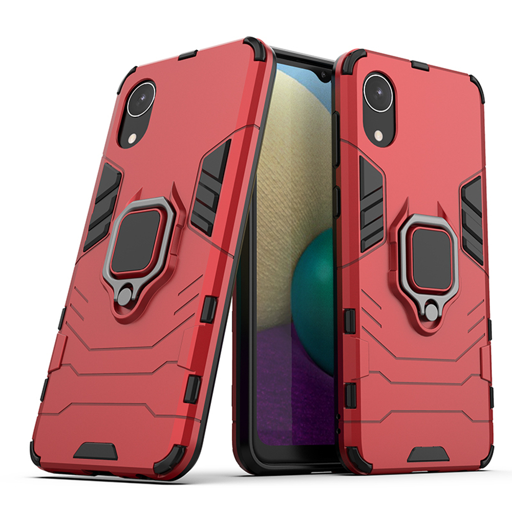 Противоударный чехол с кольцом Panther Case для Samsung Galaxy A03 Core