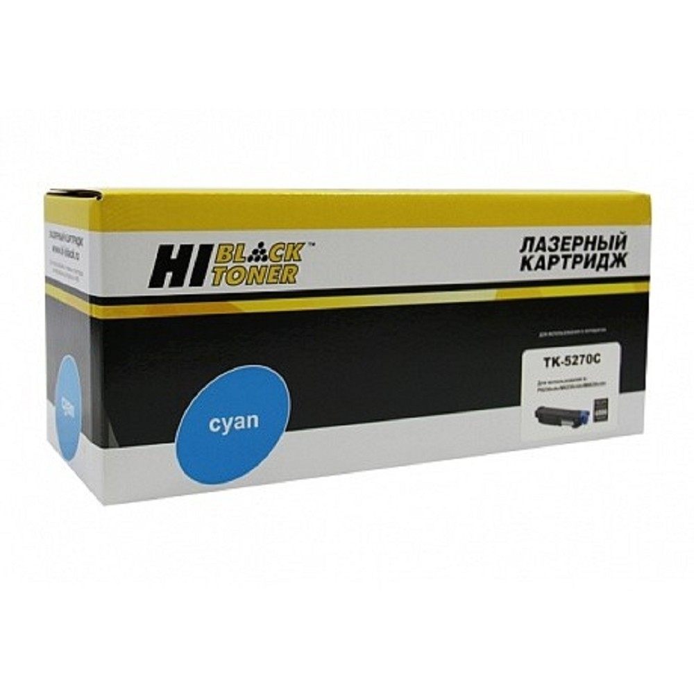 Тонер Hi-Black TK-5270C Тонер-картридж для Kyocera-Mita M6230cidn/M6630/P6230cdn, C, 6K