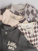 Комбинезон / Cлип для малышей Next F13-451, 4 шт., Серый, Бежевый