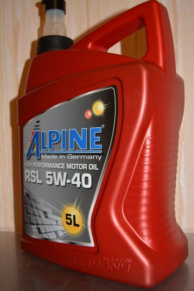 Моторное масло синтетическое ALPINE RSI 5W-40 5 л