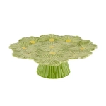 Тортница на ножке Maria Flor салатовая (37 см)