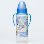 5399843 Бутылочка для кормления Cosmo Food, 250 мл., цилиндр, с ручками