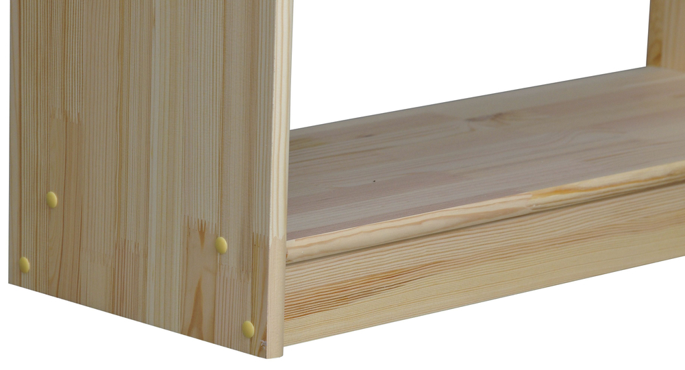 Стеллаж Денвер деревянный 4 полки